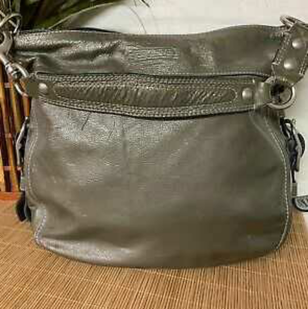Coach Zoe Green Patent Leather Hobo: